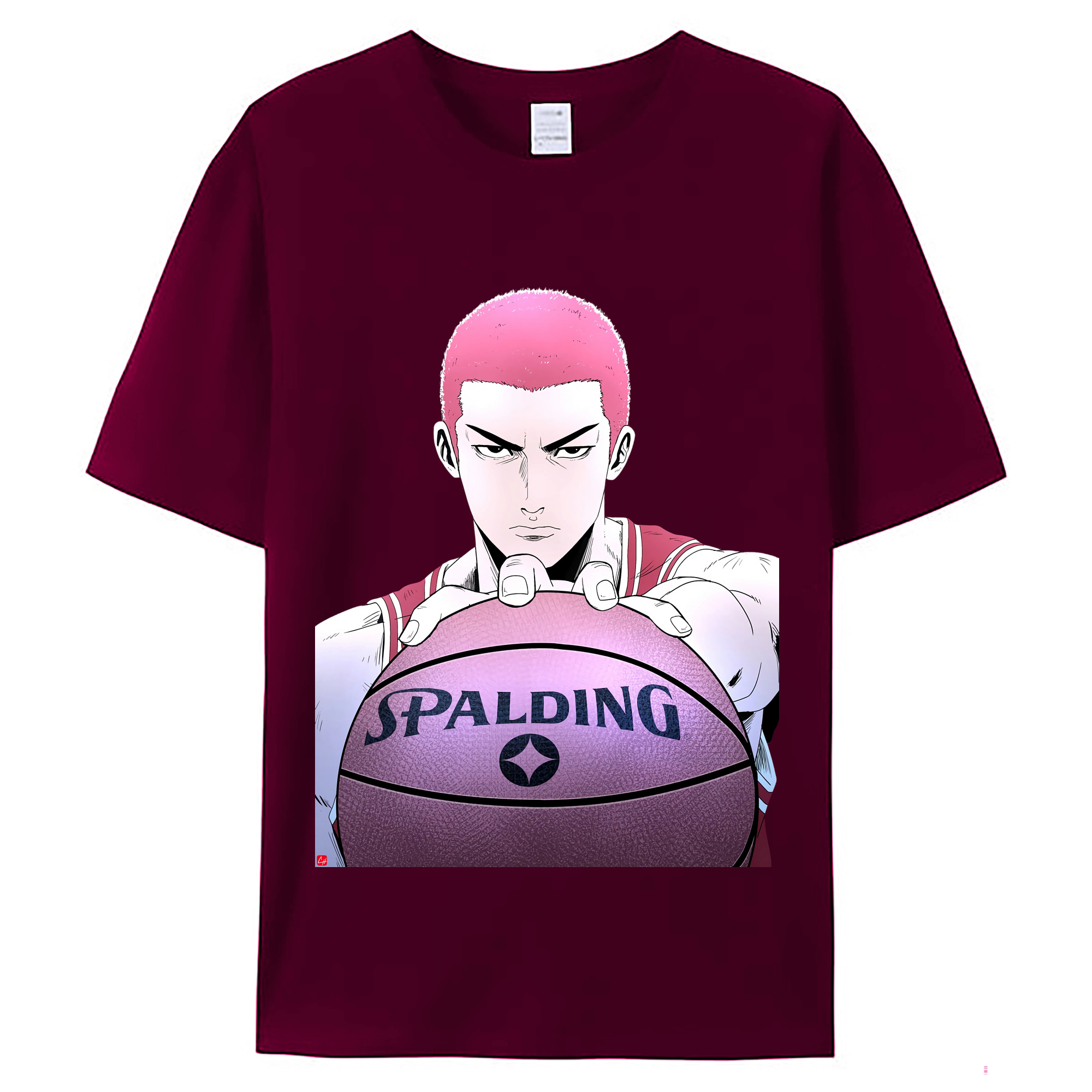 （画像用） SLAM DUNK／スラムダンク レディースカジュアルプリントTシャツ（綿100％）